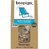 Teapigs, Tea Lemon And Ginger, 15 Count