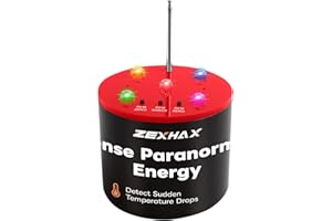 Zexhax Advanced Ghost Hunting Equipment/REM Pod Paranormal Detector with Temperature Deviation Detection and Enhanced Sensitivity, Professional Ghost Investigation and Paranormal Equipment