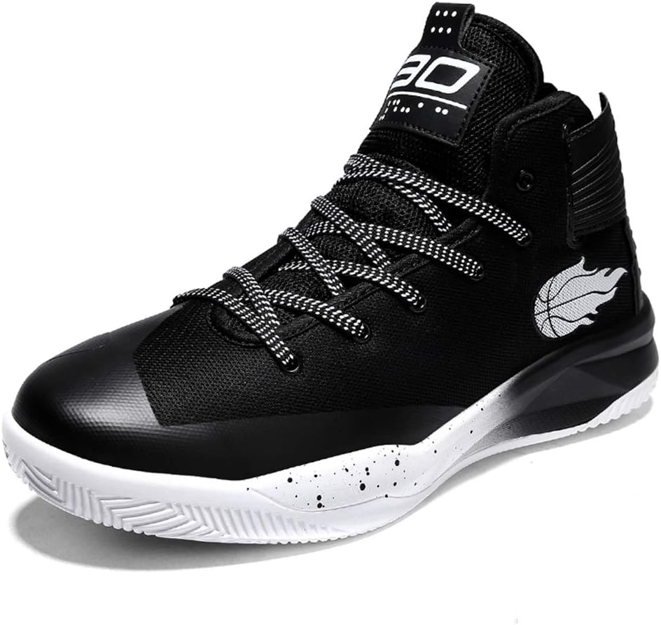 Qianliuk Men Basketball Shoes Outdoors Cool Athletic Comfortable High Sport Shoes Women Basketball Sneakers