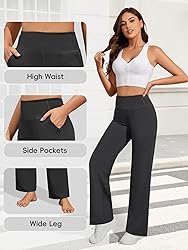 FireSwan Yoga Pants Women Wide Leg Pants High Waist