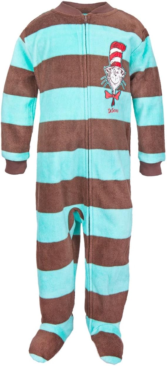 Dr.Seuss Cat in The Hat Infant Footed Pajamas Infant And