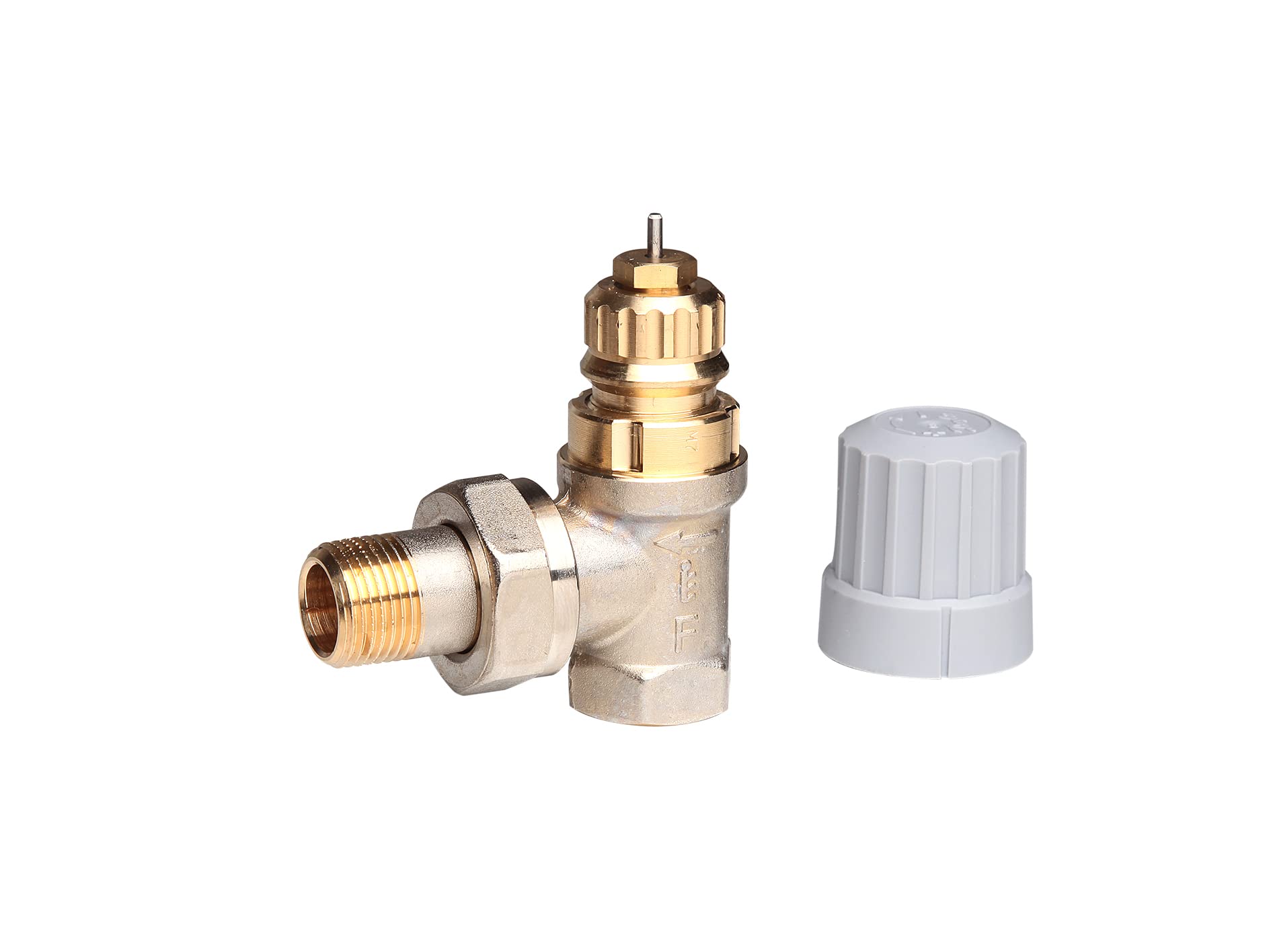 Danfoss 013 G0001 RA-FN 10 Thermostatic Valve Grey 3/8 Inch