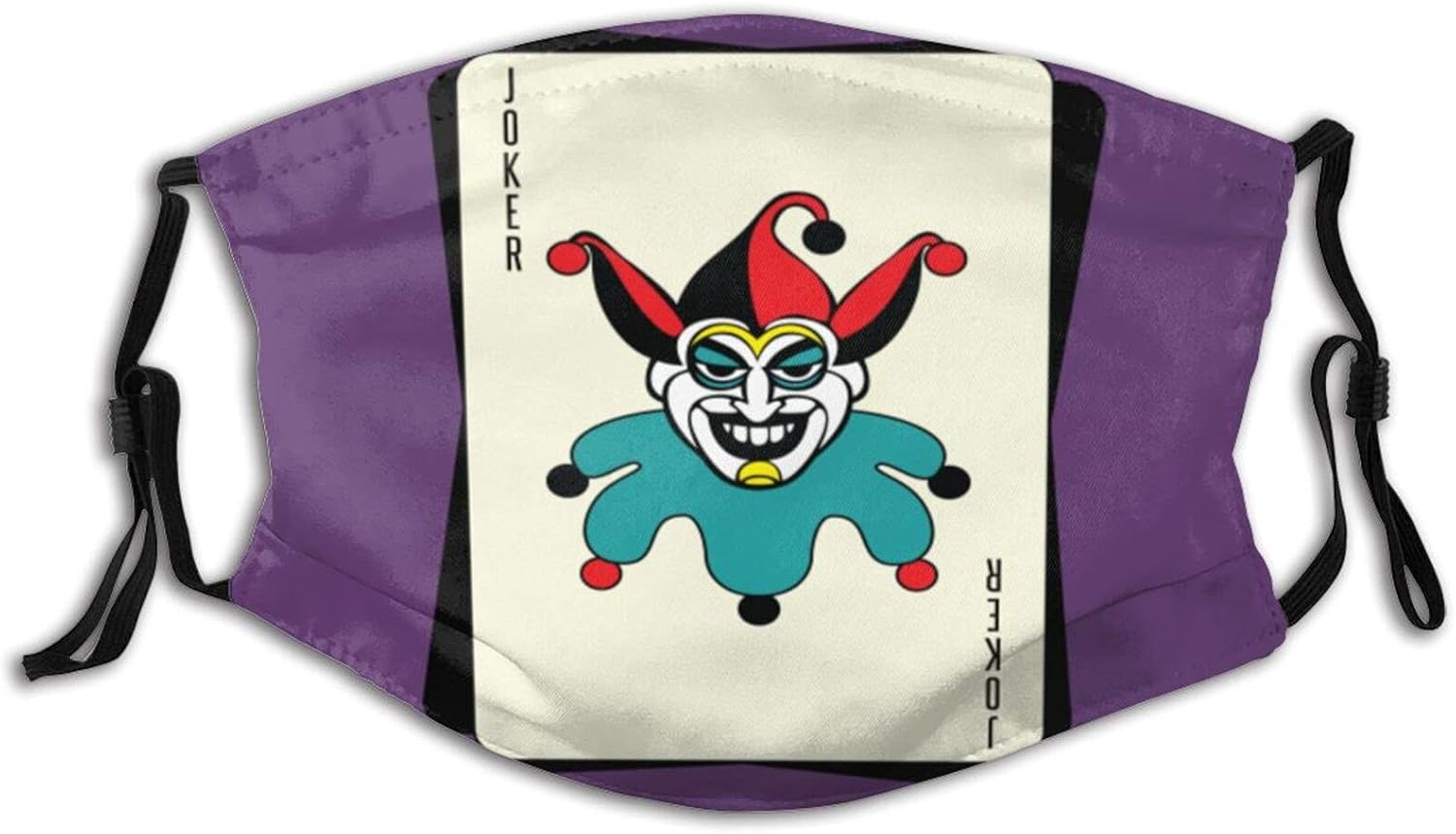 Mask Joker Card Personalized Face Mask Reusable Washable Adjustable