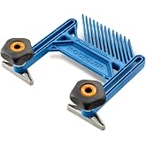 Adjustable Featherboard (11/16 Inch) - Sturdy ABS Plastic Made Table Feather Board to Keep Workpiece Tight Against the Fence - Easy-to-use Featherboards for Table Saw, Bandsaw, &amp; Router Table Routing