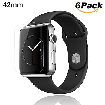 Protector de Pantalla Apple Watch 42 MM,HuaforCity Film de ...