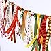 Supla 18 Rolls Fall Ribbons Bulk Trims Printed Grosgrain, Satin, Organza, Velvet Ribbons Multicolor 3/8