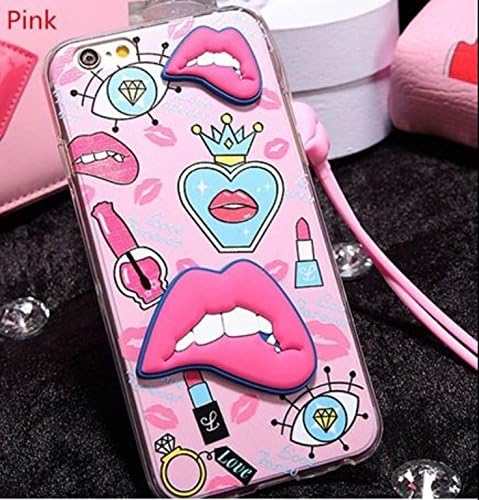 TayTech Luxury Don't Talk! Kiss Me! 3D Hot TPU Gel Sexy Lips iPhone 6S 6 6 Plus 6S Plus Phone case Cover Protective Skin (iPhone 6S Plus MultiColor)