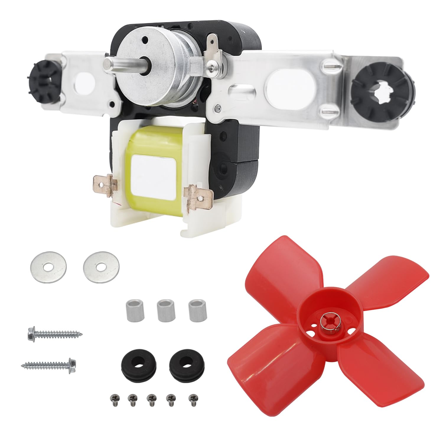 Photo 1 of Seentech 482731 Evaporator Fan Motor Kit - Compatible with Whirlpool Kenmore Refrigerators, Freezers – Replaces: 4389140 8537621 4318001 0056721 0056801 1100473 PS376645 AP3110929 R0950025
