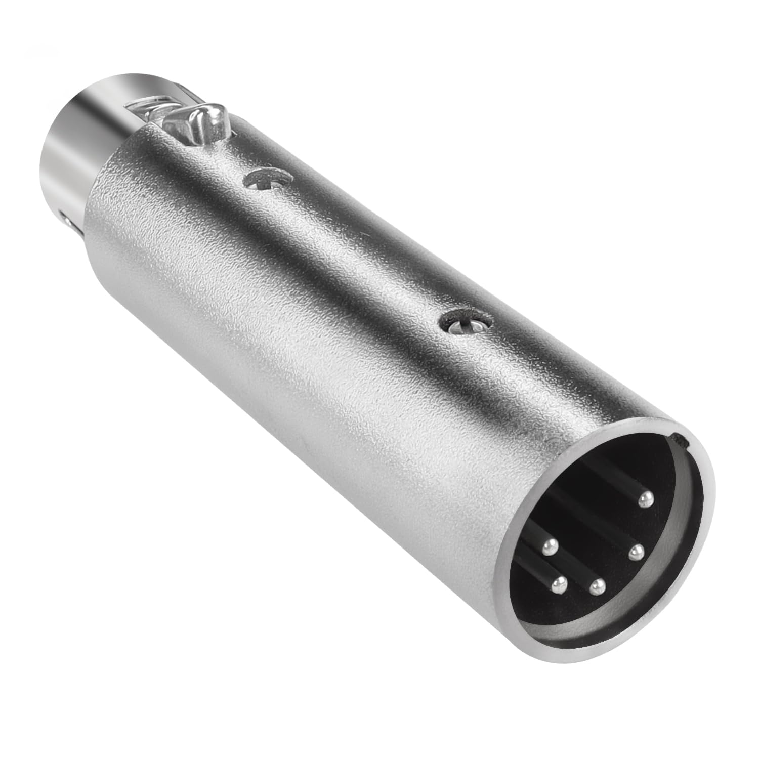 QIANRENON XLR Converter - 5Pin Male to 3Pin Female, DMX Stage Lighting, Audio & Microphone