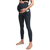CRZ YOGA Womens Butterluxe Maternity Leggings with Pockets Over The Belly 25" - Workout Active Yoga Pregnancy Pants Soft