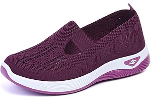Women's Orthopedic Walking Shoes, Mesh Breathable Summer Casual Non Slip Walking Shoes for Nurse Food Service