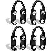 4-Pack Wine Foil Cutter Tool – Black Foil Removers with 4 Stainless Steel Blades – Easy Wine Bottle Opener Accessory – Gift for Wine Lovers, Home Bar, and Parties