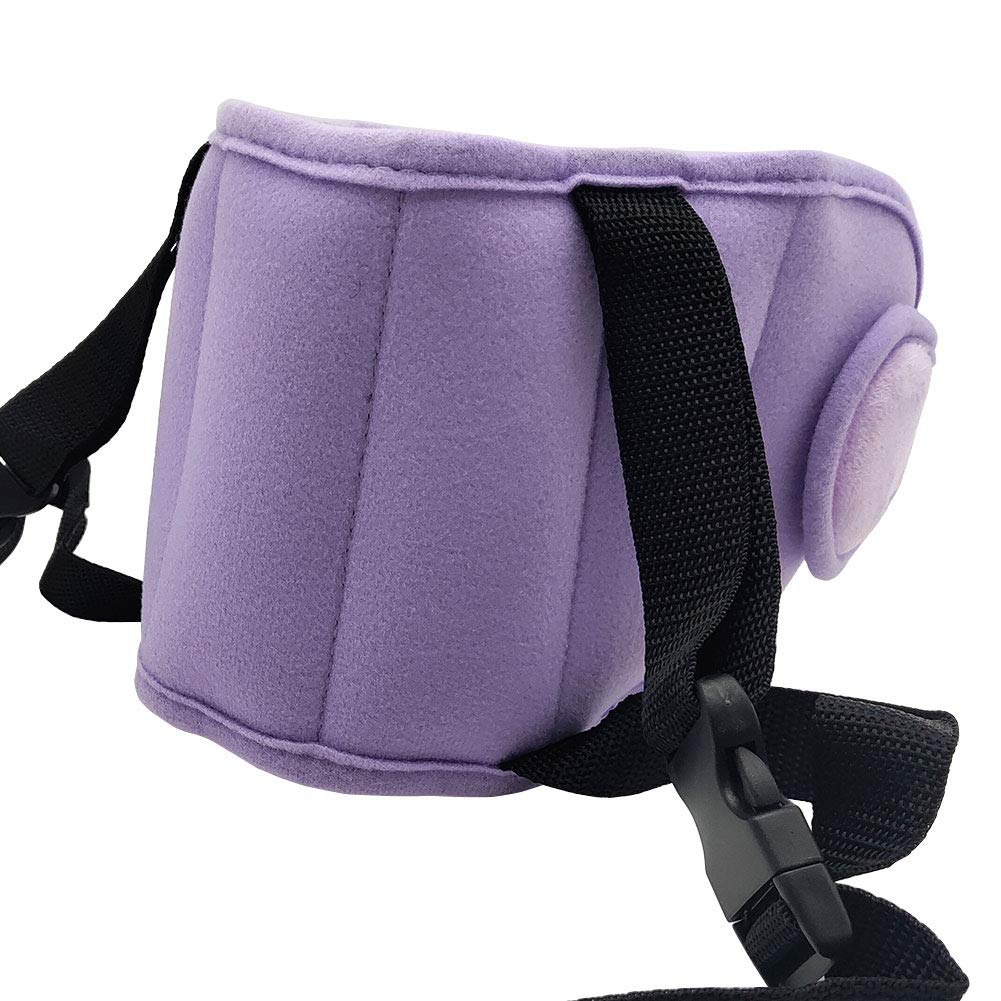 Baby Head Support for Car Seat, Car Seat Head Support for Toddler, Head Band Strap Headrest, Car Seat Headrest Pillow Road Pal Car Headrest - Relax Anytime in The Car, Purple