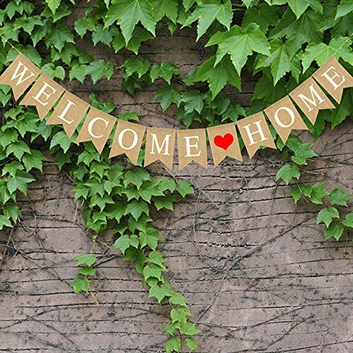 jijAcraft Welcome Banner, 3.5M Welcome Decoration with Heart - Image 3