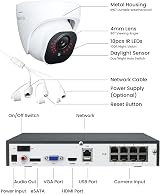 Reolink 8CH NVR PoE CCTV System 4x5MP Cameras 2TB HDD RLK8-520D4-5MP view 8