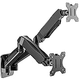 WALI Dual Monitor Wall Mount, Gas Spring Monitor