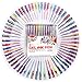 SUNREEK Gel Pens For Adult Coloring Books-60 Colors Gel Pens Set with PU Leather Travel Case for Sketching, Drawing & Custom Artistic Creations Adult Coloring Books