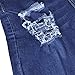 VICVIK Women Knee Skinny Denim Distressed Ripped Boyfriend Jeans (M)