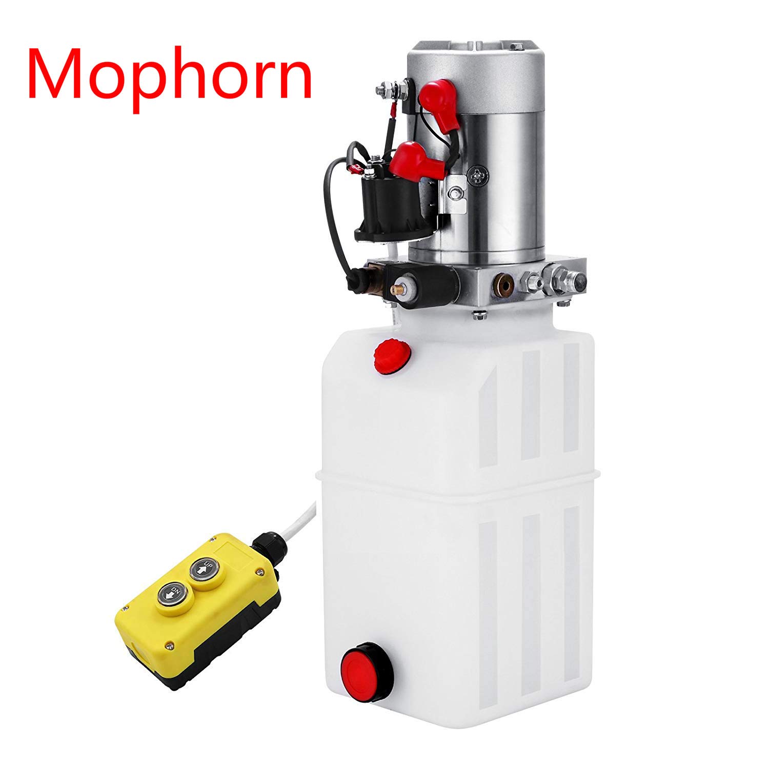 Mophorn Hydraulic Power Unit 12V DC Double Acting Hydraulic Pump 8