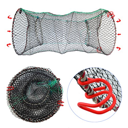Jmkcoz 1PC Crab Trap Crawfish Lobster Shrimp Collapsible Cast Net