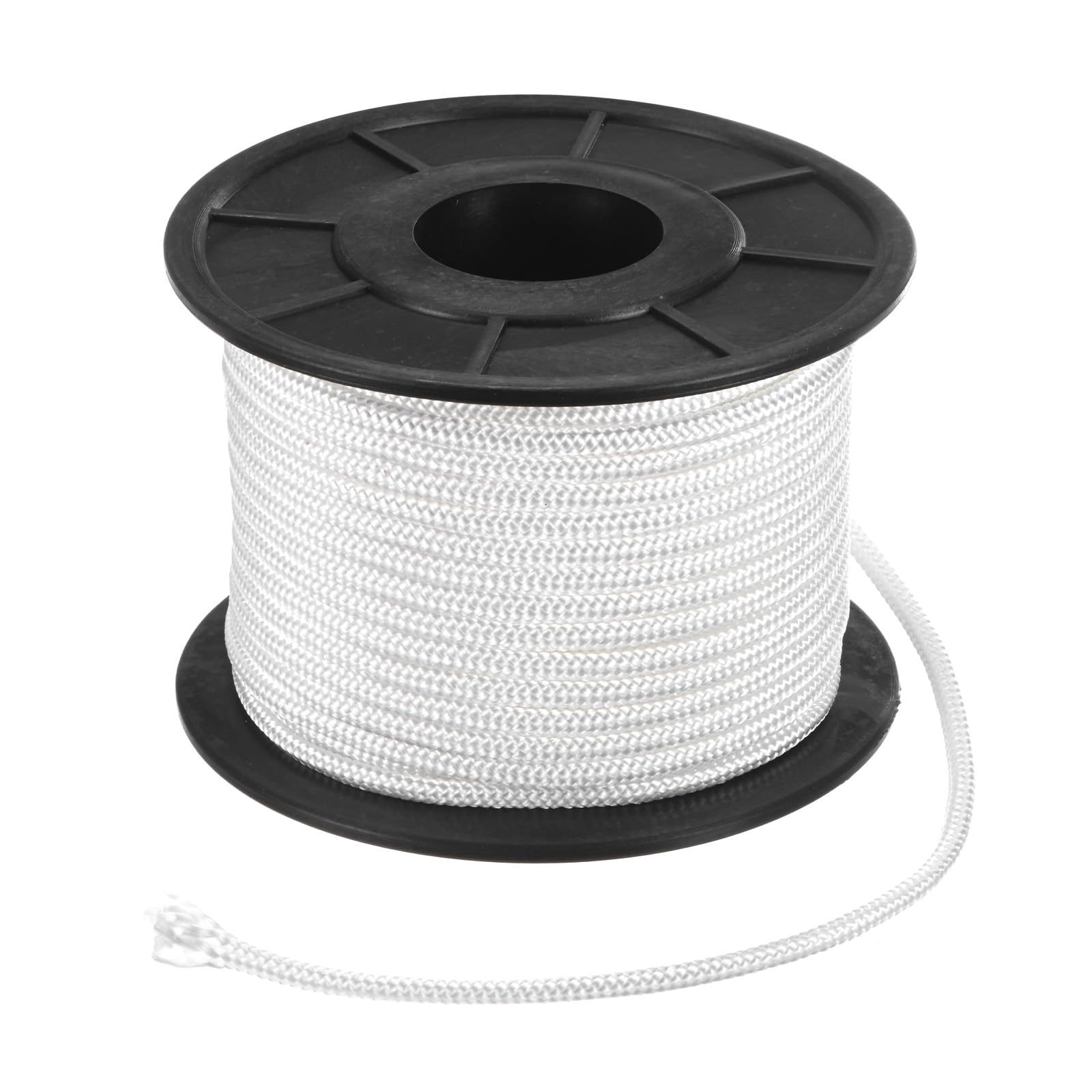 M METERXITY Recoil Starter Rope Pull Cord 4.5mm 30m Pull Starter Rope Nylon Pull Cord Pull Starter Rope for Mower/Chainsaw/Trimmer/Brush Cutter [White]