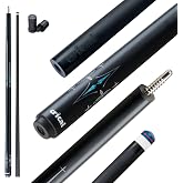 CRICAL Carbon Fiber Pool Cue Stick 58in Low Deflection Billiard Cue | Pool Stick with 3/8x8 Pin Joint and 12.5mm Tip for Billiards