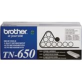 Brother Genuine High Yield Toner Cartridge, TN650, Replacement Black Toner, Page Yield Up to 8,000 Pages