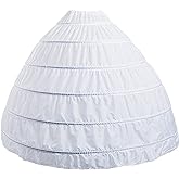 ASOOX Hoop Skirt for Women Ball Gown Petticoat Skirt Slip Crinoline Underskirt