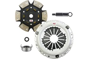 ClutchMaxPRO Performance Stage 4 Clutch Kit Compatible with 1994-2001 Acura Integra 1999-2000 Honda Civic Si 1994-1997 Civic Del Sol VTEC 1997-2001 CR-V B16 B18 B20 (CP08026HDC-ST4)