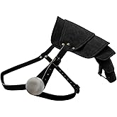 Medieval Shoulder Armor Thickened Faux Leather Adjustable Pauldrons for LARP Halloween Party