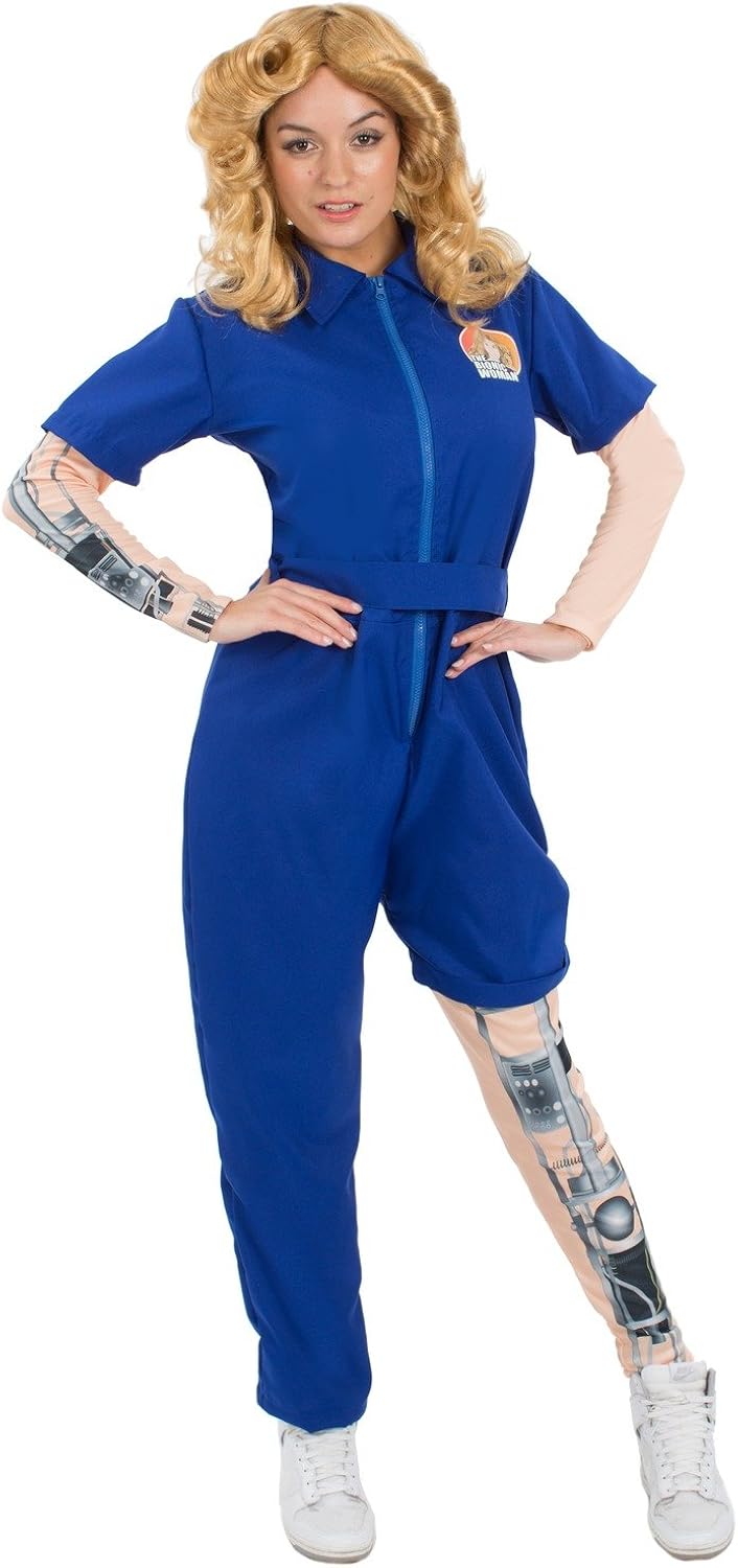 Orion Costumes Womens Bionic Woman Mechanical Jumpsuit Superhero Fancy