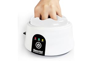 I·B·N G Nail Soaking Bowl, Electric Soak off Bowl Manicure Soaker for Gel Nail Polish Remover, Acrylic Nails, Dip Powder Remover, White