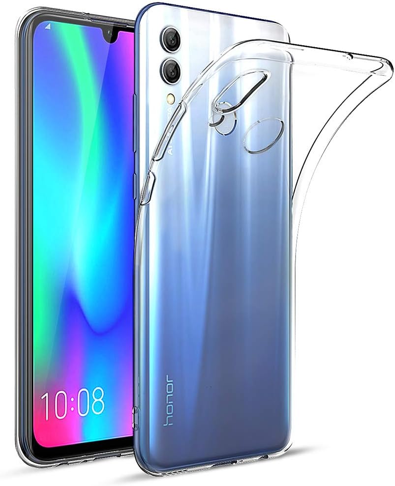 EIISSION Case for Huawei Honor 10 Lite Case, Transparent Soft Protective Phone Case Anti-scratch TPU Silicone Slim and Thin Cover Compatible Huawei Honor 10 Lite- Transparent