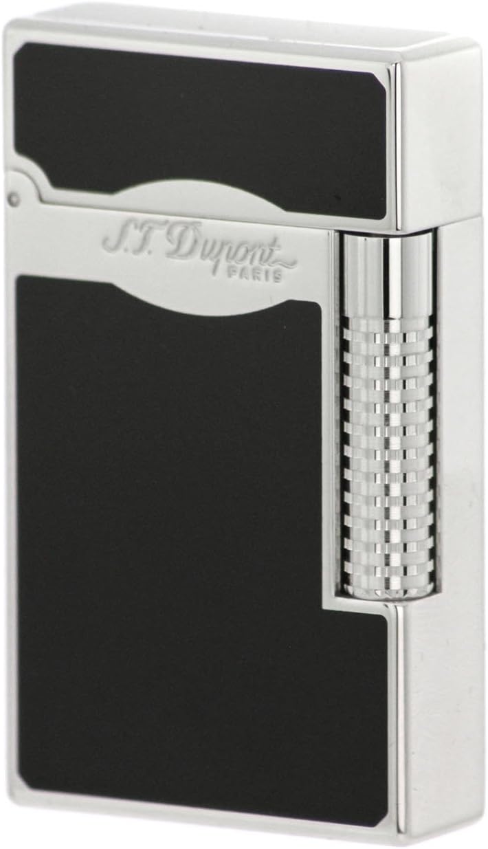 Refillable Lighter - Candle Lighter - Gas Lighter - Electronic Gas Lighter - Cigar Lighter - Windproof Lighter - Stormproof Lighter - Lighter Ligne 2 Le Grand Laque Noire