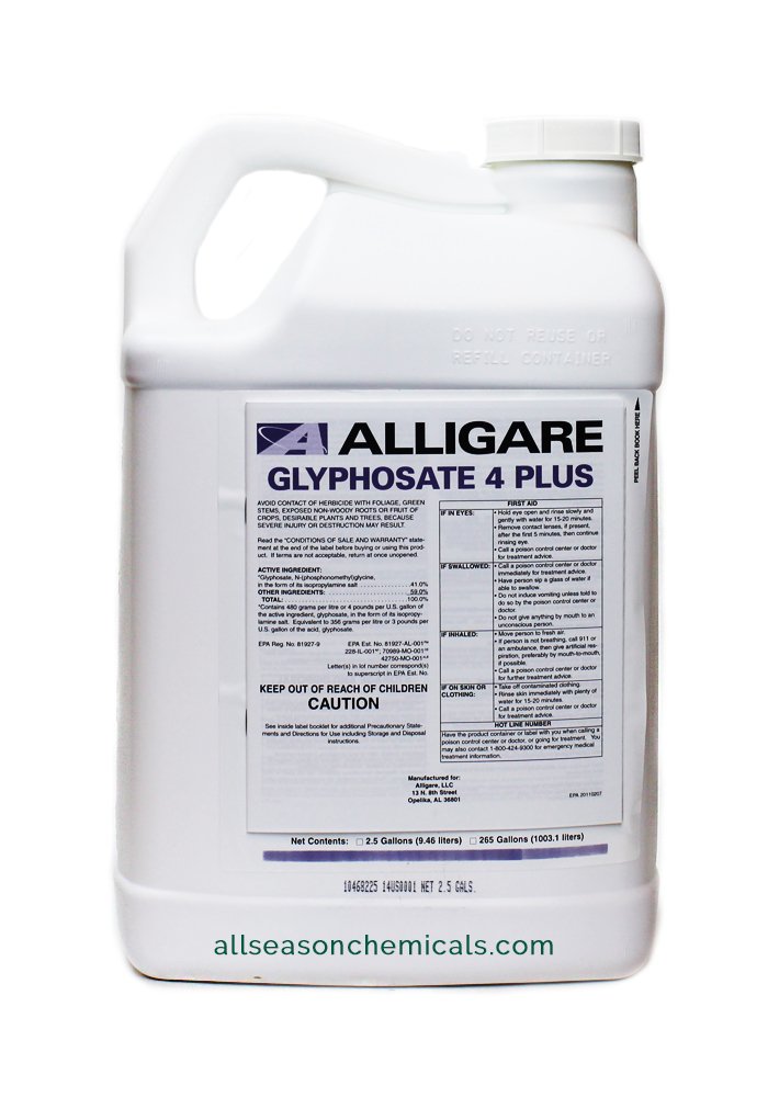 Alligare Glyphosate 4 Plus 2 Pack X 2 5 Gal Buy Online In Cayman Islands At Cayman Desertcart Com Productid 61220310