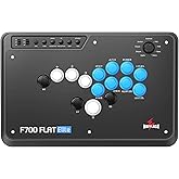 MAYFLASH F700 FLAT Elite Wireless Arcade Stick Leverless All Button Controller with Sanwa buttons Compatible with PS5, PS4, P