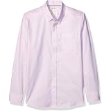 Goodthreads Men's Long Sleeve Utility Shirt - Standard Fit, Light Khaki, Stretch Poplin, X-Large - View #12