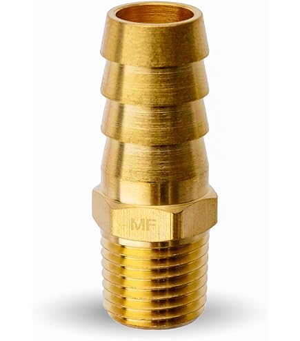 5/16 In. I.D. X 1/4 In. MIP Brass Hose Barb 90-Degree Elbow - Foto 2