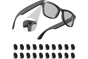 CLMTAS 20PCS LED Light Cover Compatible with Ray-Ban Meta Smart Glasses Wayfarer Skyler Headliner Display Oakley Meta HSTN, Low-Viscosity and Replaceable LED Light Covers