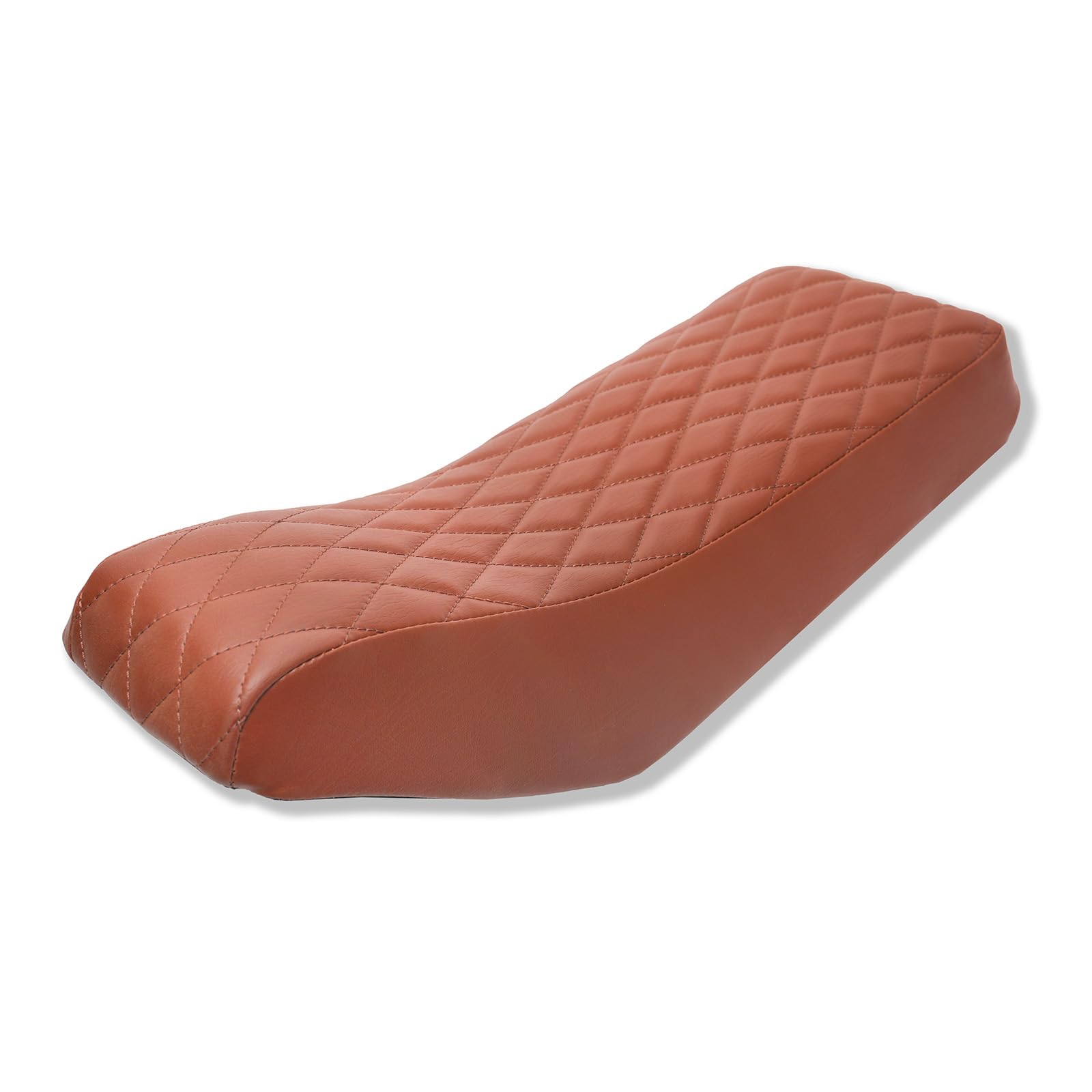 JMCHstore Brown Diamond Stitch Retro Mini Bike Seat Cover for