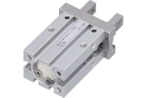 Ladieshow Gripper Pneumatic Cylinder Pneumatic Finger Cylinder Double Action Parallel Grippers Pneumatic Fixture MHZ2‑16D M5‑0.8