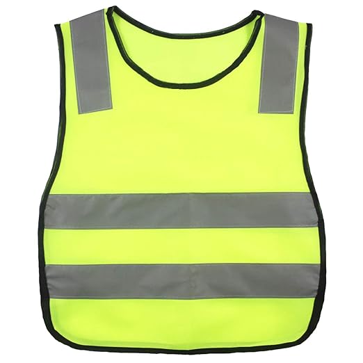 YUNYILAN Kids Reflective Safety Vest for Walking Running Cycling, High