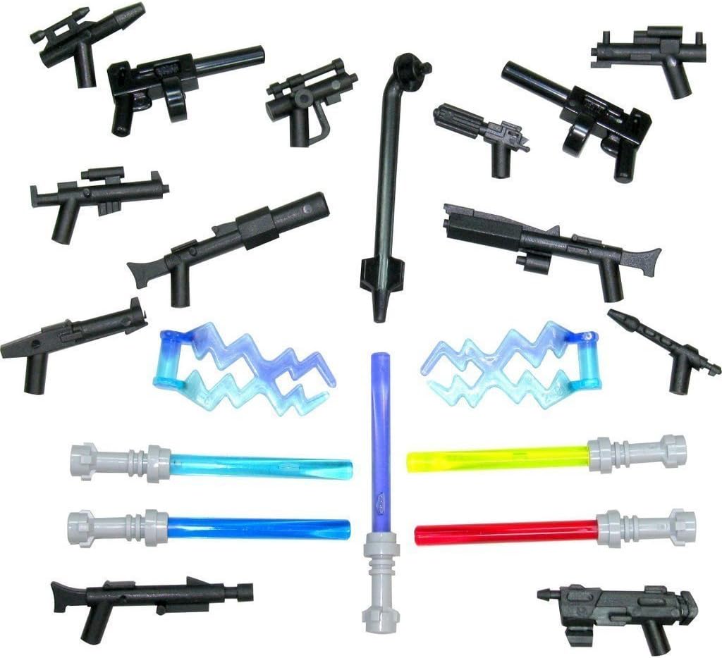 Little Arms the Ultimate Weapon Set 5 Light Sabres, 2x Force Lightning, 2 Grenade Launchers and Lots of Blasters