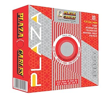 Plaza Copper Pvc Cable 1 5 Sqmm Green 90 M Amazon In Home