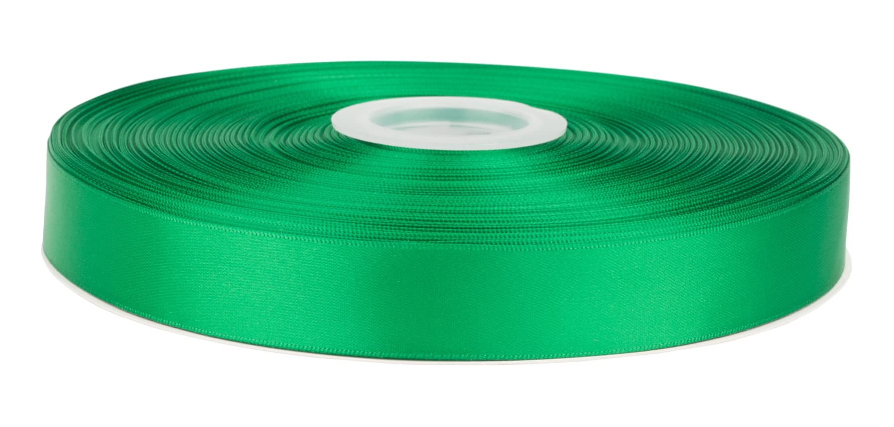 Fondersy 91 Meters Emerald Double Faced Satin Ribbon - 22mm Width for Wedding, Gift Wrapping, Floral Arrangement and Crafts
