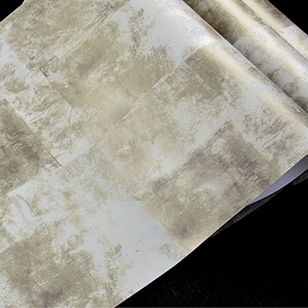 Retro Nostalgic Metal Cement Wallpaper Personality Restaurant Living Room Bar Cafe Background Industrial Wind Wallpaper Color Vintage Yellow Amazon Com