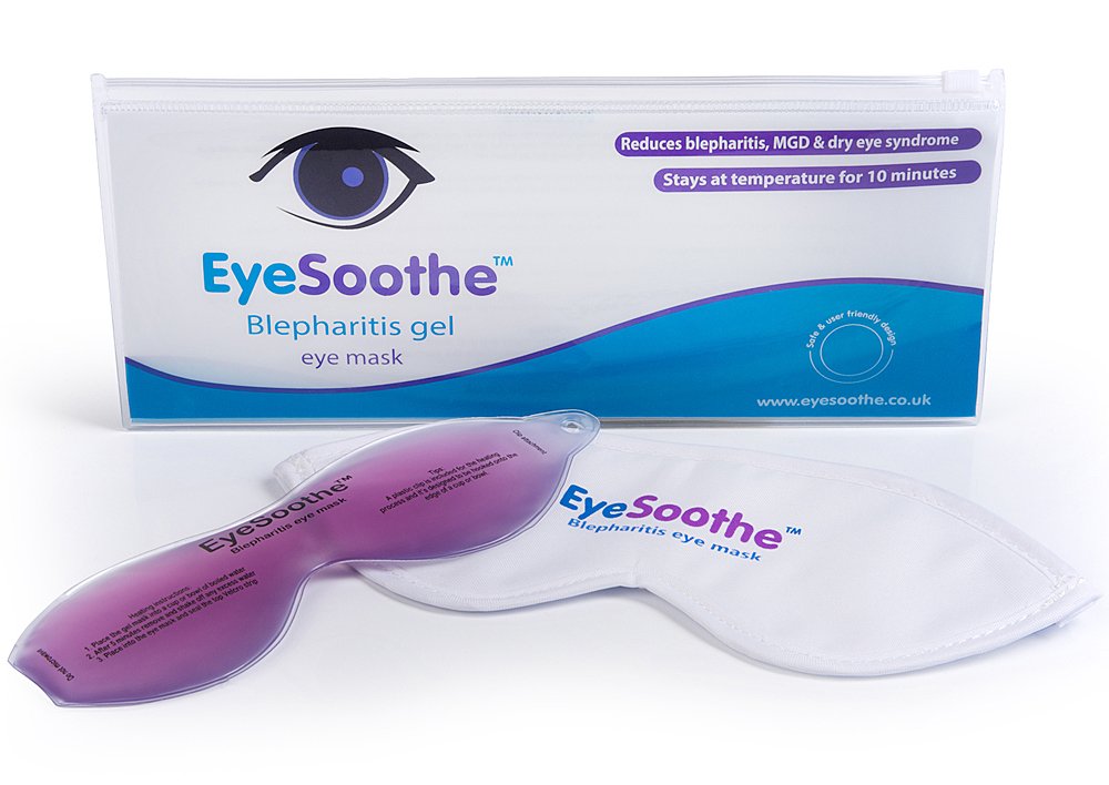 EyeSoothe Blepharitis Eye Mask With Heated Gel Pack and Hygienic
