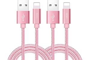 RoFI Charger Cable Compatible for Phone, [2Pack] Nylon Braided Phone Cable Fast Charging USB Cord Replacement for Phone X 8 8