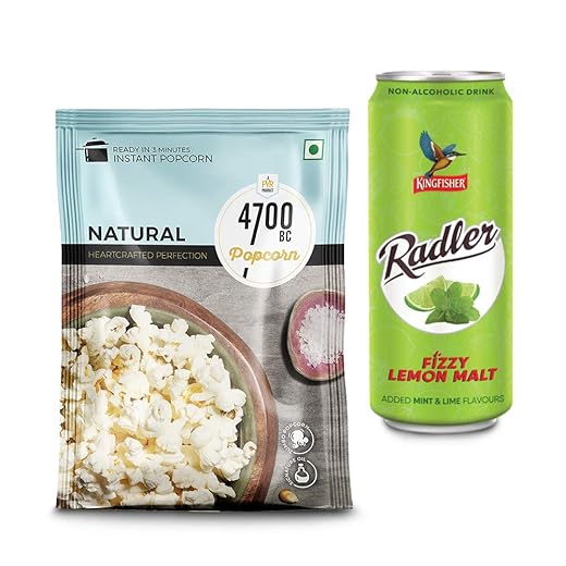 Best Deal Instant Popcorn with Radler Mint Lime CAN