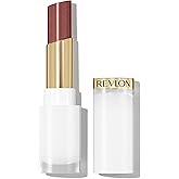 REVLON Super Lustrous Glass Shine Balm, Hydrating Tinted Lip Balm with Hyaluronic Acid, Aloe & Rose Quartz, Light-Medium Brown Lipstick, NEW Shade, 013 Toasting Glasses, 0.11 oz